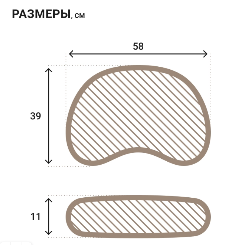 Подушка премиум класса Niature П502 LUBUA, Молочный купить в OrtoMir24