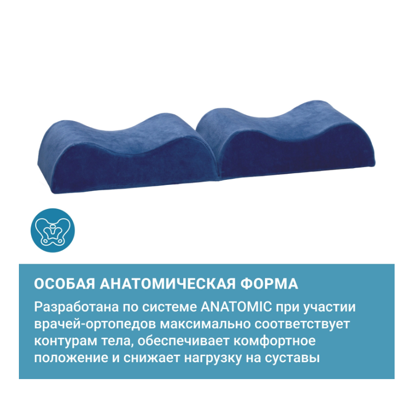 Подушка ортопедическая П15 Трелакс ORTHOFIX с эффектом памяти, размер 28*18*16 купить в OrtoMir24